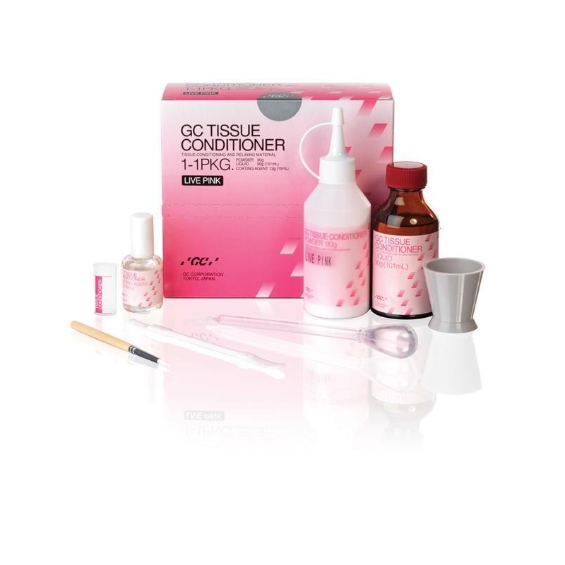 Tissue Conditioner Pack - Rebasage acrylique souple tout en un - GC