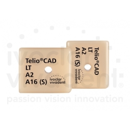 Telio CAD (CEREC et INLAB) - Résine provisoire - Ivoclar