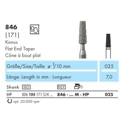 846-025M-HP-fraise-dentaire