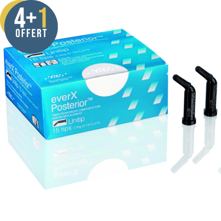 everX Posterior Unitip (50) - Composite fibro-renforcé pour remplacement dentinaire - GC