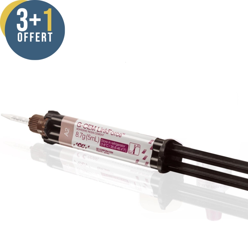 G-CEM LinkForce Seringue (5 ml) - Colle composite adhésive à prise duale - GC