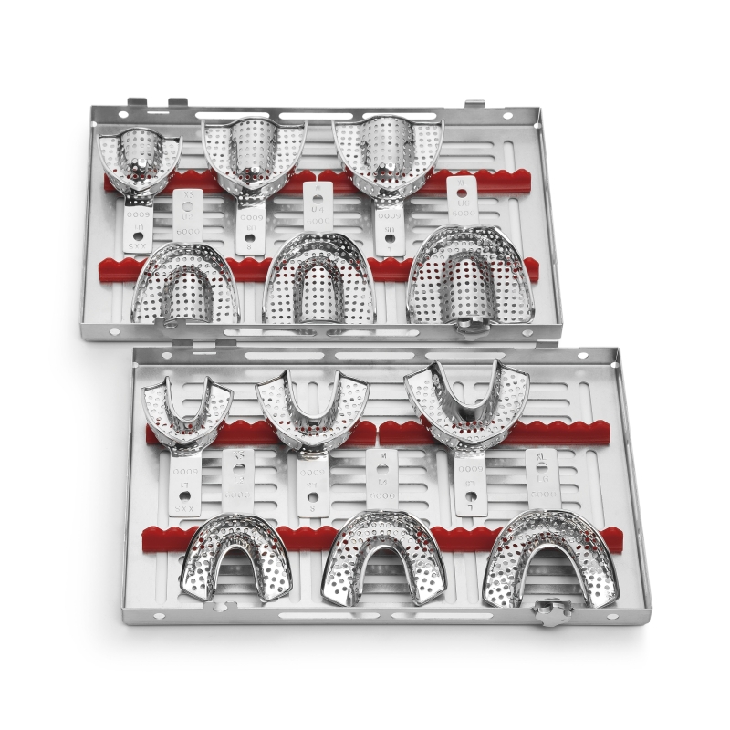 841100 - KIT IMPRESSION-TRAY WITH RETENTION RIM - Coricama