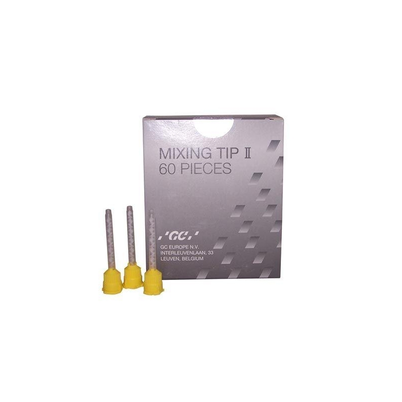 Mixing TIP II (SS Yellow) pour Exaclear - 60 embouts - GC