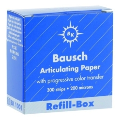 Papier à articuler 200 microns - Boîte bleu BK01 - Bausch