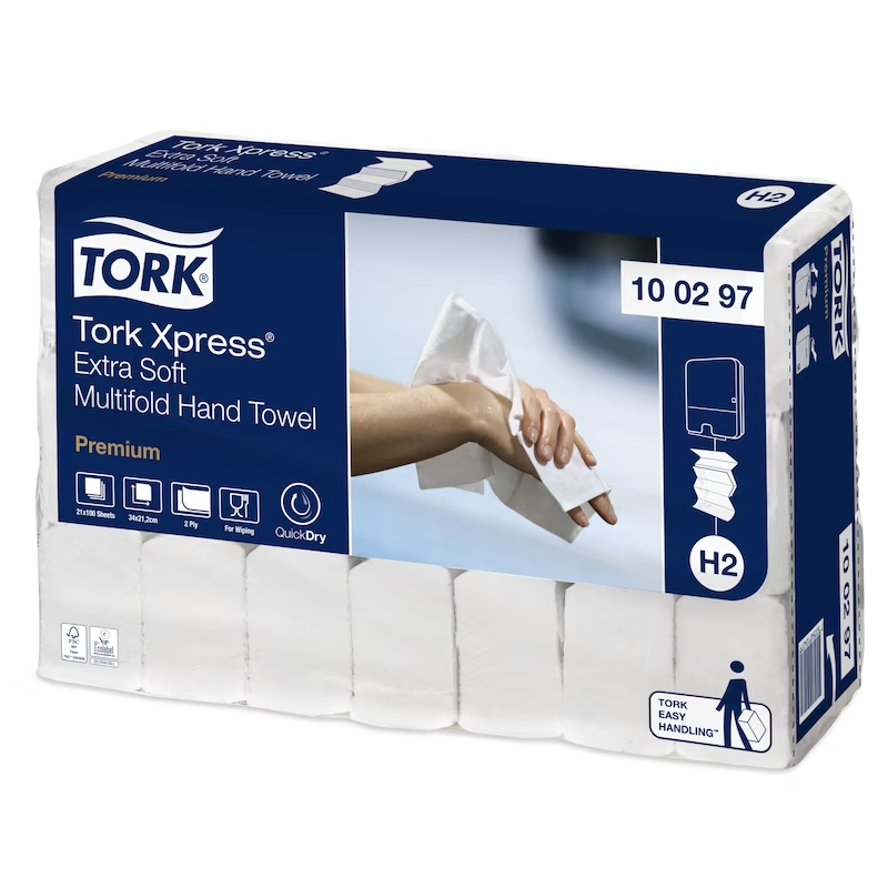 Tork Xpress® Essuie-mains interfoliés Extra-Doux - Tork