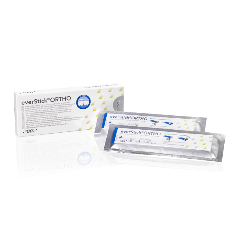 everStick ORTHO (2x12cm) - Fibre de verre renforcée pour contention orthodontique esthétique - GC
