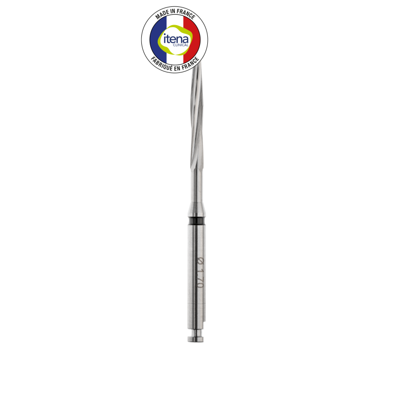 Forets Cyl.Con. Lg : 17,5 Mm - 1,7 Mm Noir 4pcs