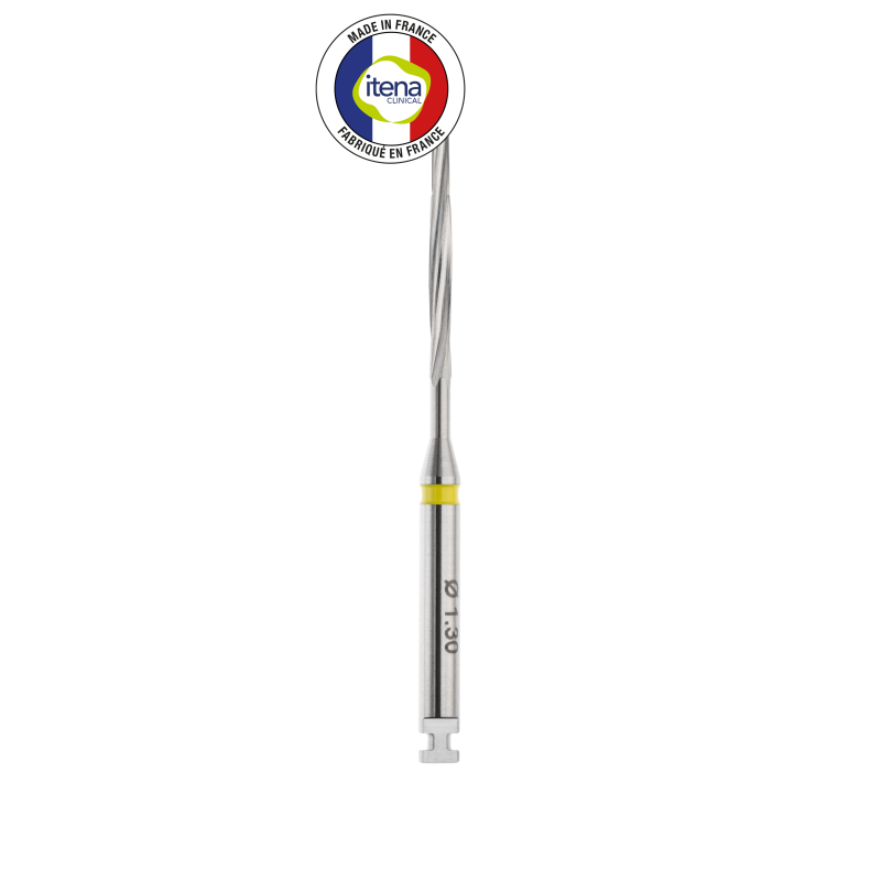 Forets Cyl.Con. Lg : 9,5 Mm - 1,3 Mm Jaune 4pc