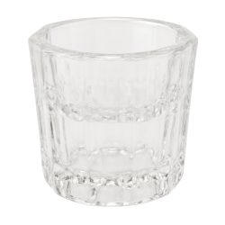 Godet Dappen en verre blanc 33 mm Septaline – Mélange et récupération de matériaux dentaires