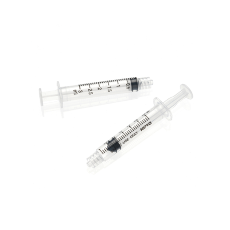 Seringues Luer Lock 3 ml Septaline – Seringues jetables dentaires 100 pièces