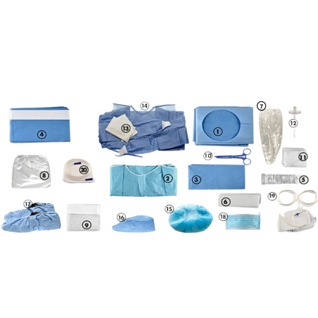 Medikit Efficient Septaline – Kit chirurgical stérile complet pour implantologie dentaire