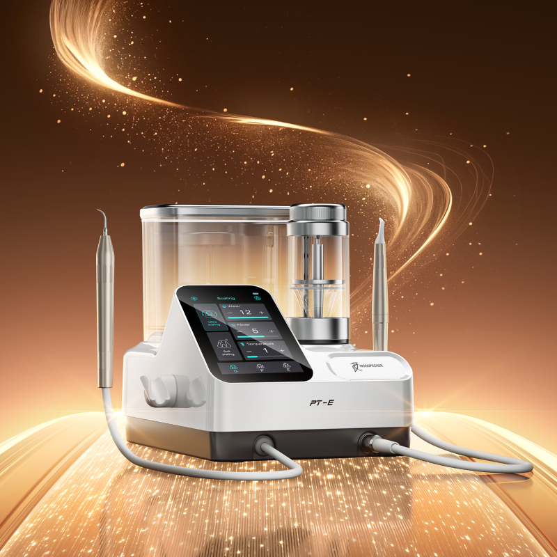 Aéropolisseur PT-E Woodpecker – Détartreur ultrasonique + Airflow dentaire professionnel