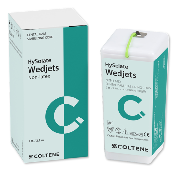 Hysolate Wedjets Hygenic Coltene – Cordonnets digue dentaire 2,10 m