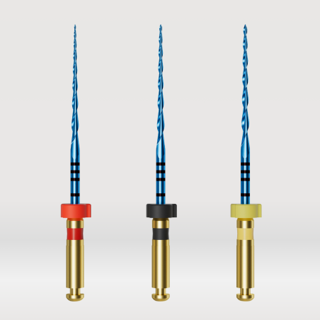 Limes endodontiques RCP Reciproc Go!files Blue – Mouvement alternatif, usage unique, flexibles et précises