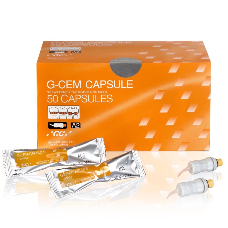 G-Cem Capsules (50) - Ciment de scellement auto-adhésif - GC