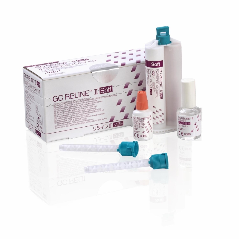 Reline II Soft Kit - Matériau de rebasage souple à base de silicone - GC